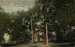 Birthplace of the Republican Party, July 4, 1854, NW corner Second and Franklin Sts Jackson, MI Postcard Postcard Postcard