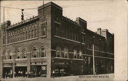 Masonic Temple Theatre Postcard