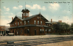 Union Pacific Depot North Platte, NE Postcard Postcard Postcard