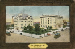 Post Office and City Hall Lincoln, NE Postcard Postcard Postcard