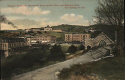 National Sanitarium, Minnekahta Block, Evans Hotel and Gillespie Hotel Postcard