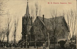 M.E. Church Superior, NE Postcard Postcard Postcard