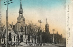 First Congregational and First Presbyterian Churches Lincoln, NE Postcard Postcard Postcard
