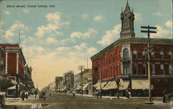 Third Street Grand Island, NE Postcard Postcard Postcard