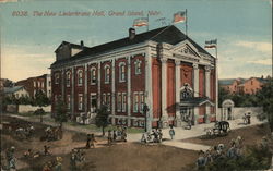 The New Liederkranz Hall Grand Island, NE Postcard Postcard Postcard