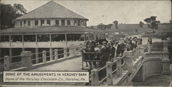 Some of the Amusements in Hershey Park Pennsylvania Postcard Postcard Postcard