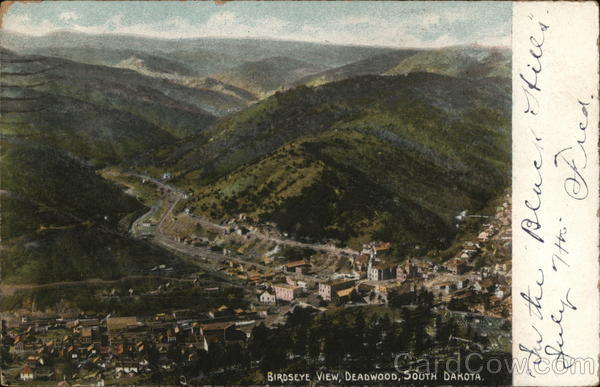 Birdseye View Deadwood South Dakota