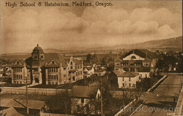 High School and Natatorium Medford Oregon