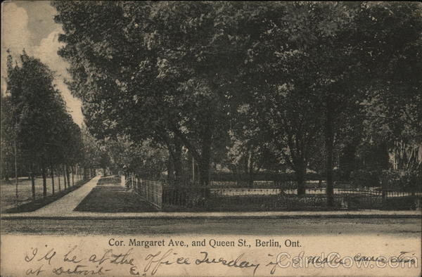 Cor. Margaret Ave. and Queen St. Berlin ON Canada Ontario