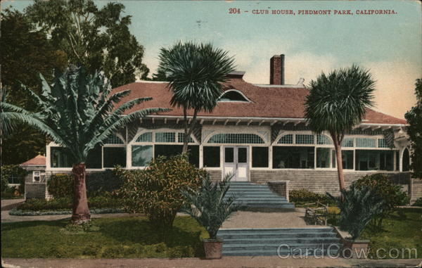 Club House, Piedmont Park Oakland California