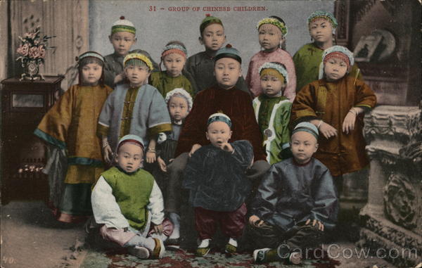 Group of Chinese Children