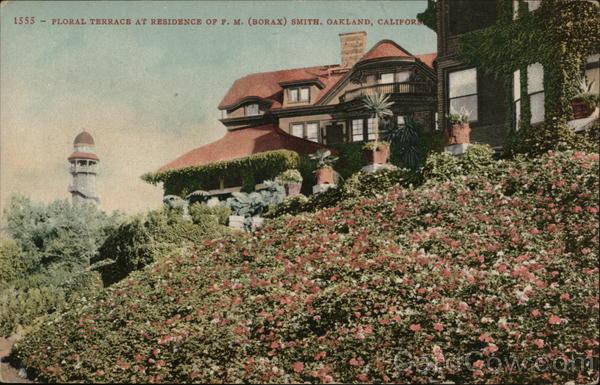 Floral Terrace at Residence of F.M. (Borax) Smith Oakland California