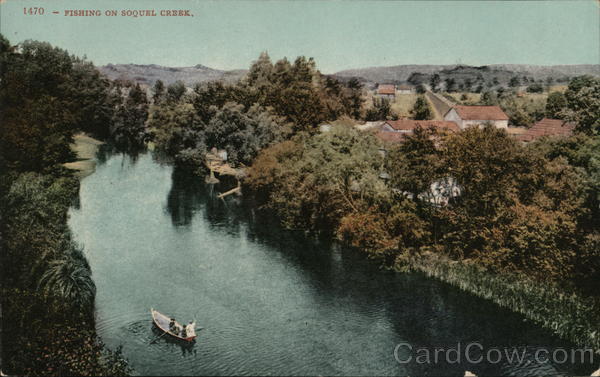 Fishing on Soquel Creek California