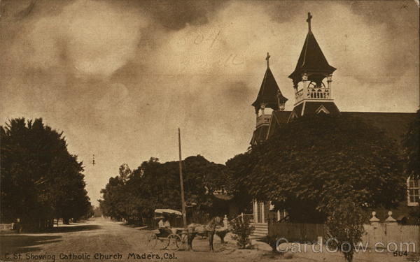 Showing Catholic Church Madera California