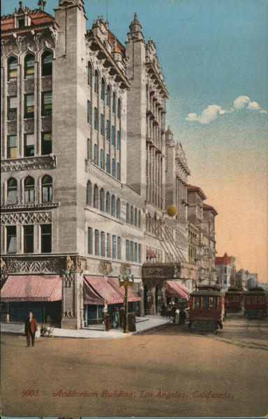 Auditorium Building Los Angeles California
