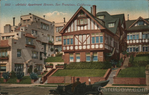 Artistic Apartment Houses San Francisco California