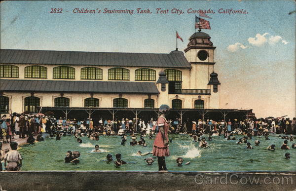 Children's Swimming Tank, Tent City Coronado California