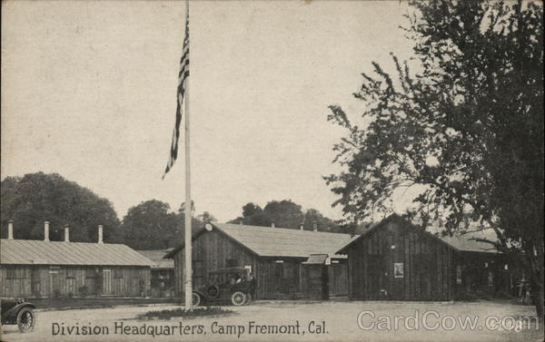 Division Headquarters, Camp Fremont Palo Alto California