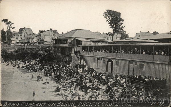 Band Concert on Beach Pacific Grove California