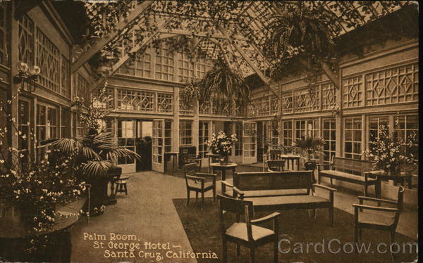 Palm Room, St. George Hotel Santa Cruz California