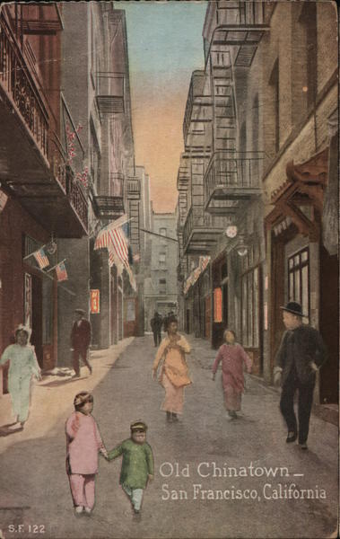 Old Chinatown San Francisco California