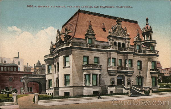 Spreckels Mansion, Van Ness Avenue San Francisco California