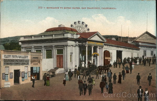 Entrance to Sutro Baths San Francisco California