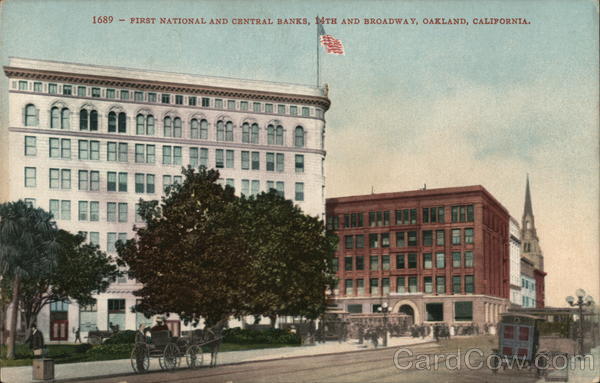 First National and Central Banks Oakland California