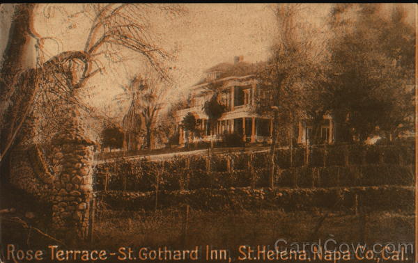 Rose Terrace - St. Gothard Inn Saint Helena California