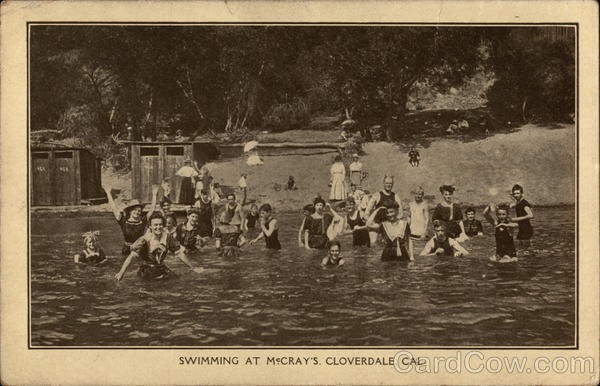 Swimming at McCray's Preston California