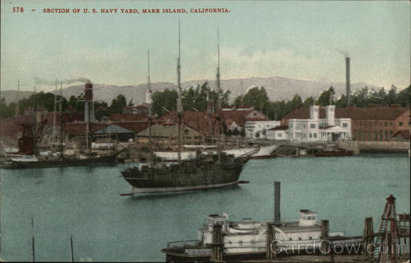 Section of U.S. Navy Yard Mare Island California