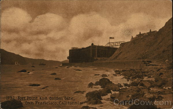 Fort Point and Golden Gate San Francisco California