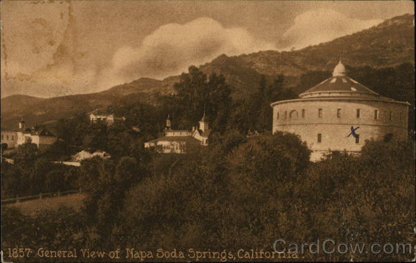 General View Napa Soda Springs California