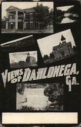 Views of Dahlonega, GA Postcard