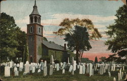 St. Paul's Church and Cemetary Postcard