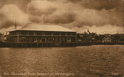 New Municipal Dock Postcard