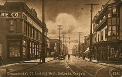 Commercial Street, looking West Postcard