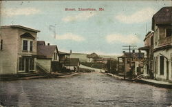 Street, Limestone, Me. Maine Postcard Postcard Postcard