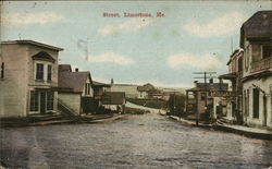 Street, Limestone, Me. Postcard