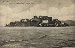 Alcatraz Island, Government Prison Postcard