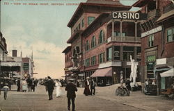 View on Ocean Front, Showing Auditorium Ocean Park, CA Postcard Postcard Postcard