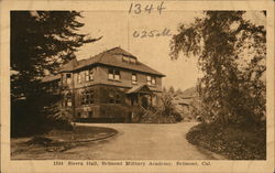 Sierra Hall, Belmont Military Academy Postcard