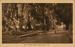 Public Park Postcard