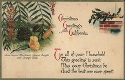 Christmas Greetings from California Christmas Greetings from California