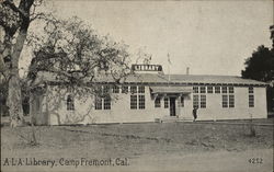 ALA Library, Camp Fremont Postcard