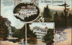 Saint Helena Sanitarium - Main Building Postcard