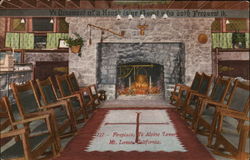 Fireplace, Ye Alpine Tavern Postcard