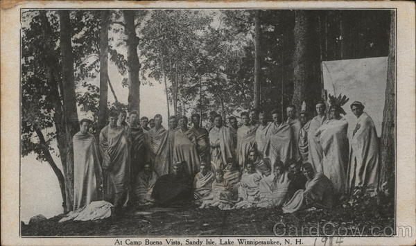 At Camp Buena Vista, Sandy Isle Lake Winnipesaukee New Hampshire