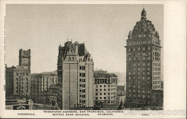 Newspaper Corners San Francisco California