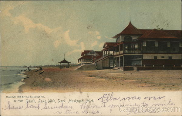 Beach, Lake Michigan Park Muskegon